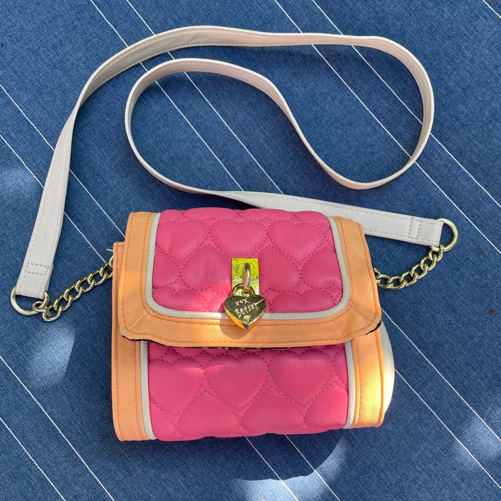 Betsey Johnson shoulder bag.